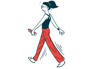 New York City Marathon/coldagglutininnews.com/woman walking illustration