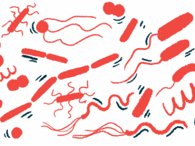 Different types of bacteria are shown in an illustration.