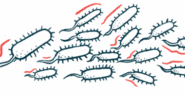 An illustration shows multiple microscopic bacteria.