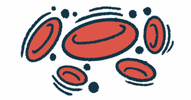 Healthy red blood cells are shown.